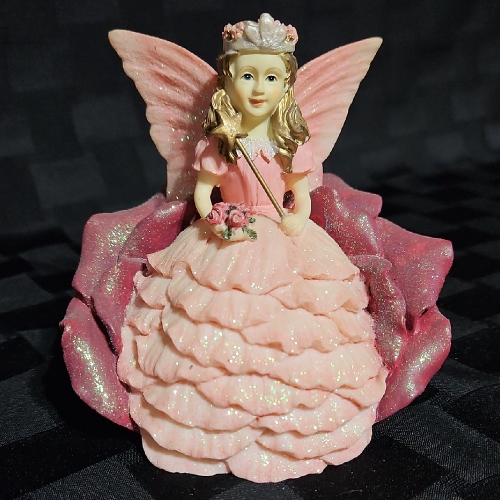 VTG Dezine Ltd Rose Fairy Princess Figurine Limited Ed 10051